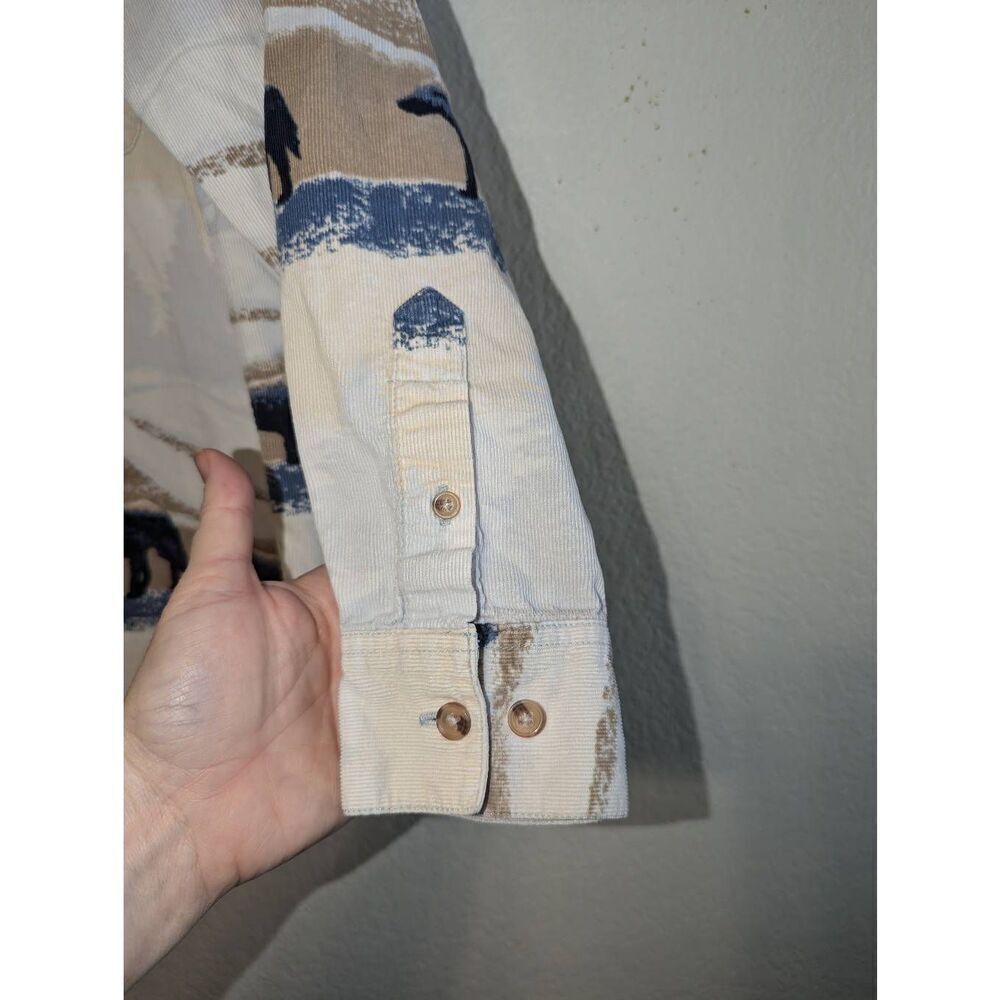 Bit & Bridle White and Blue Button Down Shirt - Picture 15 of 16